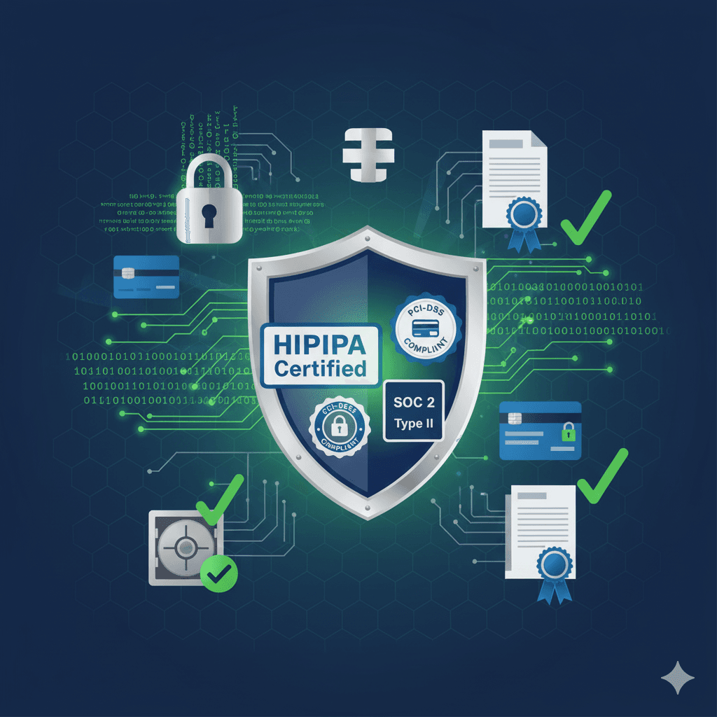 HIPAA, PCI-DSS, and SOC 2 Compliance for AI Voice Agents: Complete Security Guide for Regulated Industries in 2025