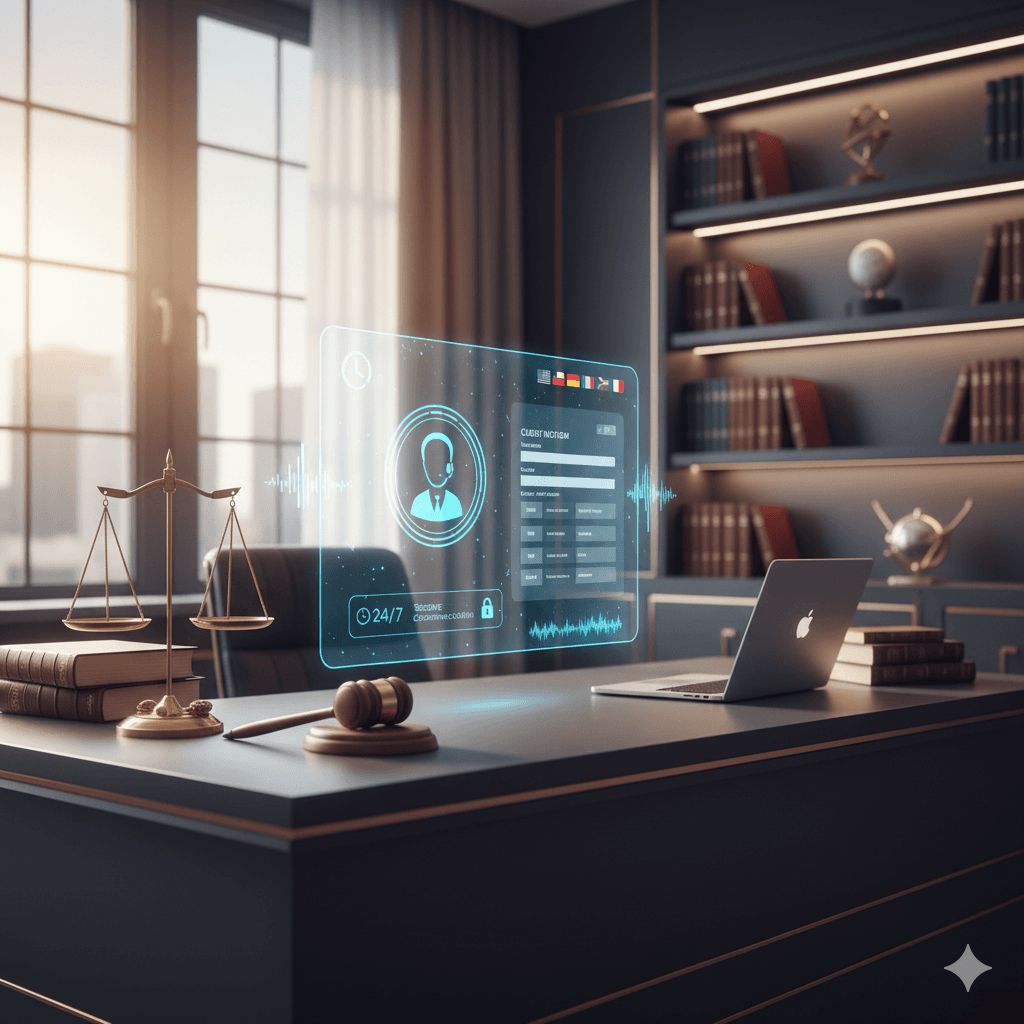 AI Voice Agents for Law Firms & Legal Practices 2025: Automate Client Intake, Schedule Consultations, and Reduce Reception Costs by 65%
