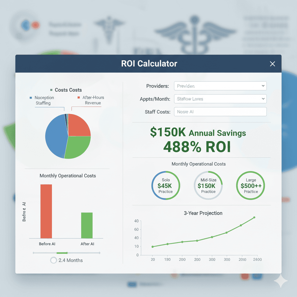 Healthcare ROI Calculator: $150K Annual Savings with Voice AI