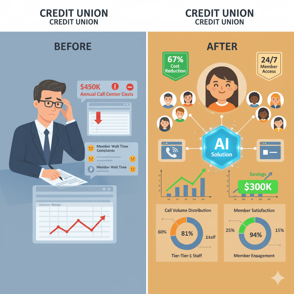 Voice AI for Credit Unions: $300K Annual Cost Reduction