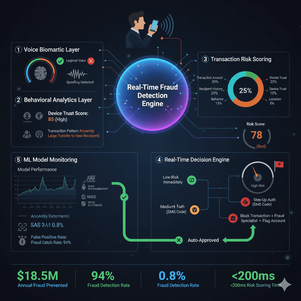 Fraud Detection Setup for Financial Voice Agents