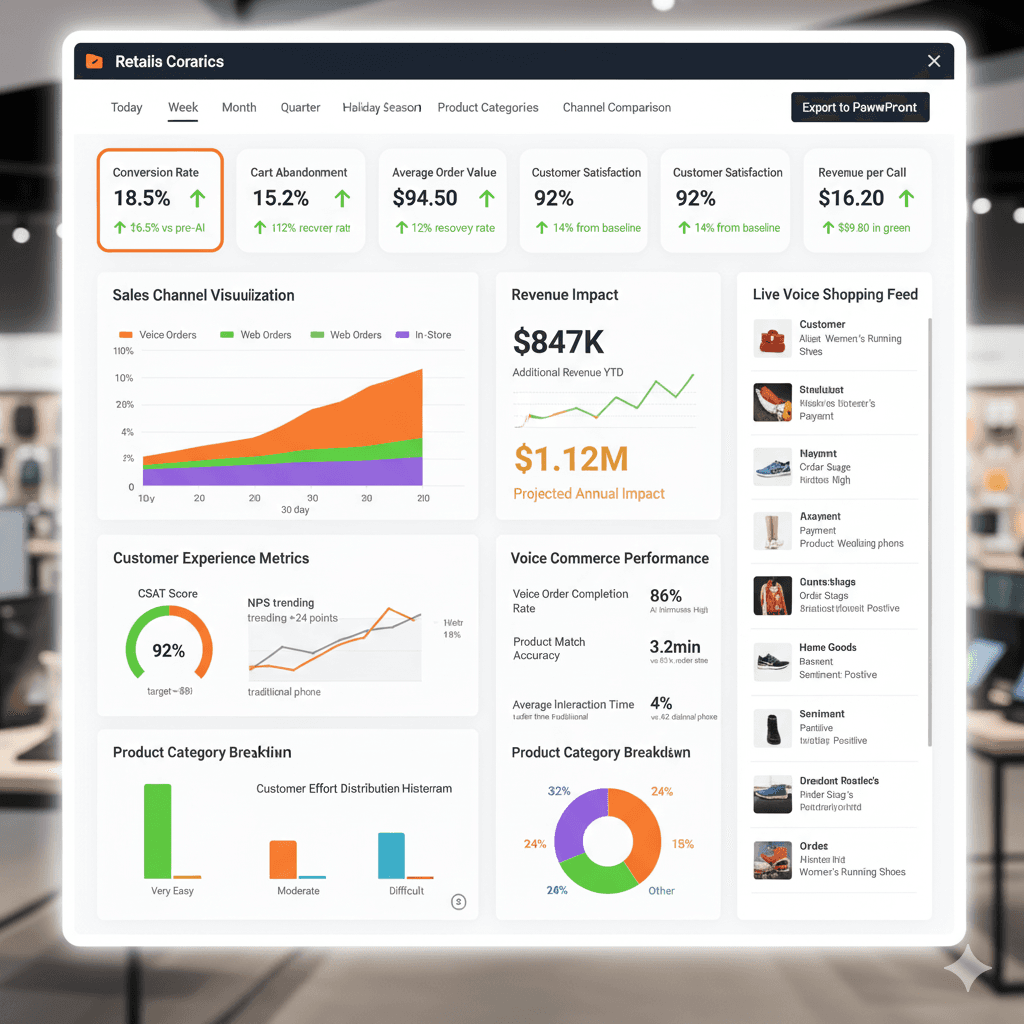 E-commerce Metrics: Voice AI Conversion Rates